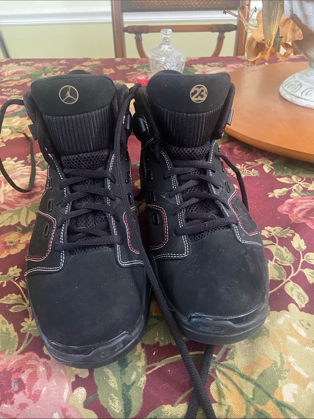 Jordan’s tennis shoes